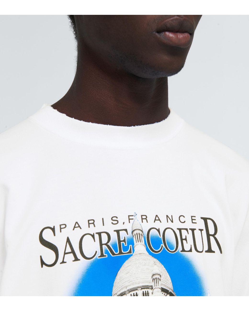 Balenciaga T-Shirt Sacre Coeur and Notre-Dame in Weiß für Herren | Lyst DE