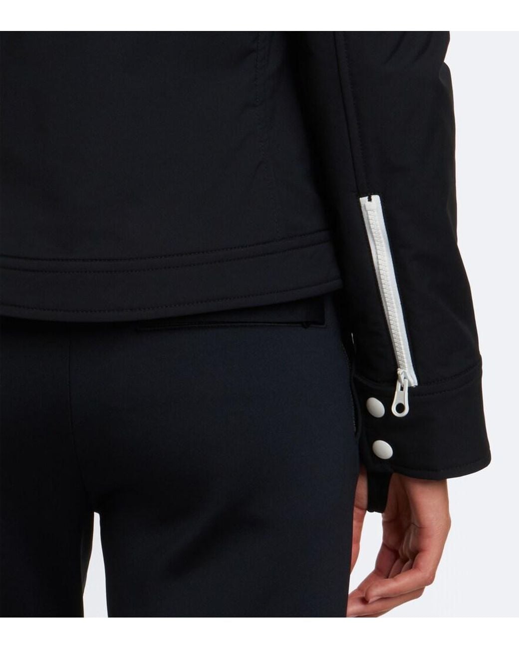 Courreges Black Logo Jacket