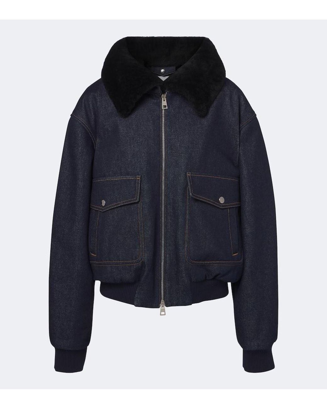 Givenchy Blue Denim Blouson Jacket