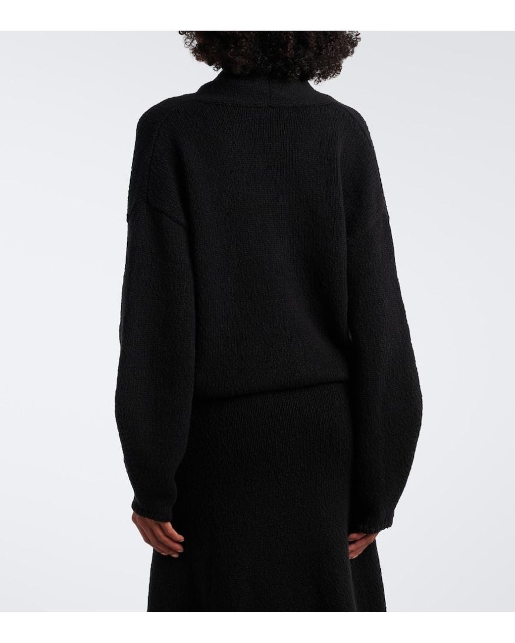 AYA MUSE Black Kena Wrap Cotton Top