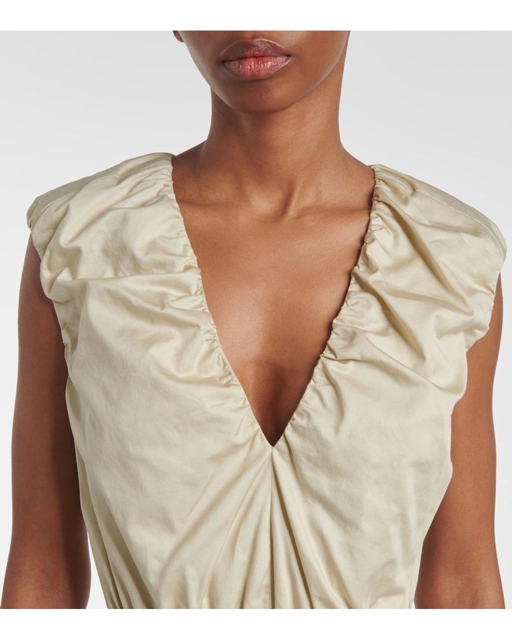 Joseph Natural Cotton Midi Dress