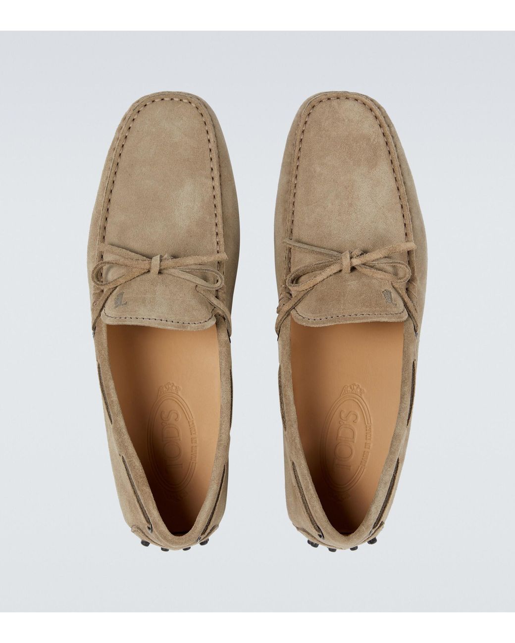 gommino driving shoes in suede