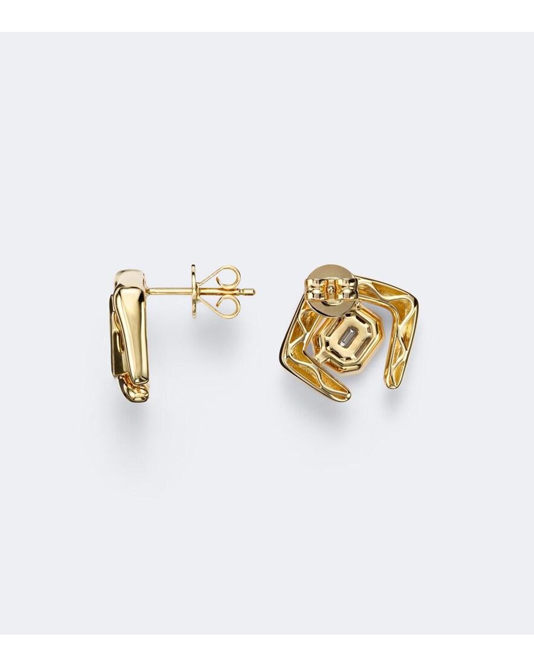SHAY White Zar 18Kt Stud Earrings With Diamonds