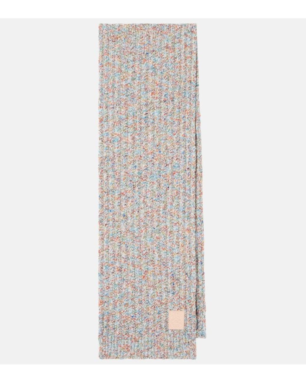 Loewe Multicolor Wool And Cashmere-Blend Scarf