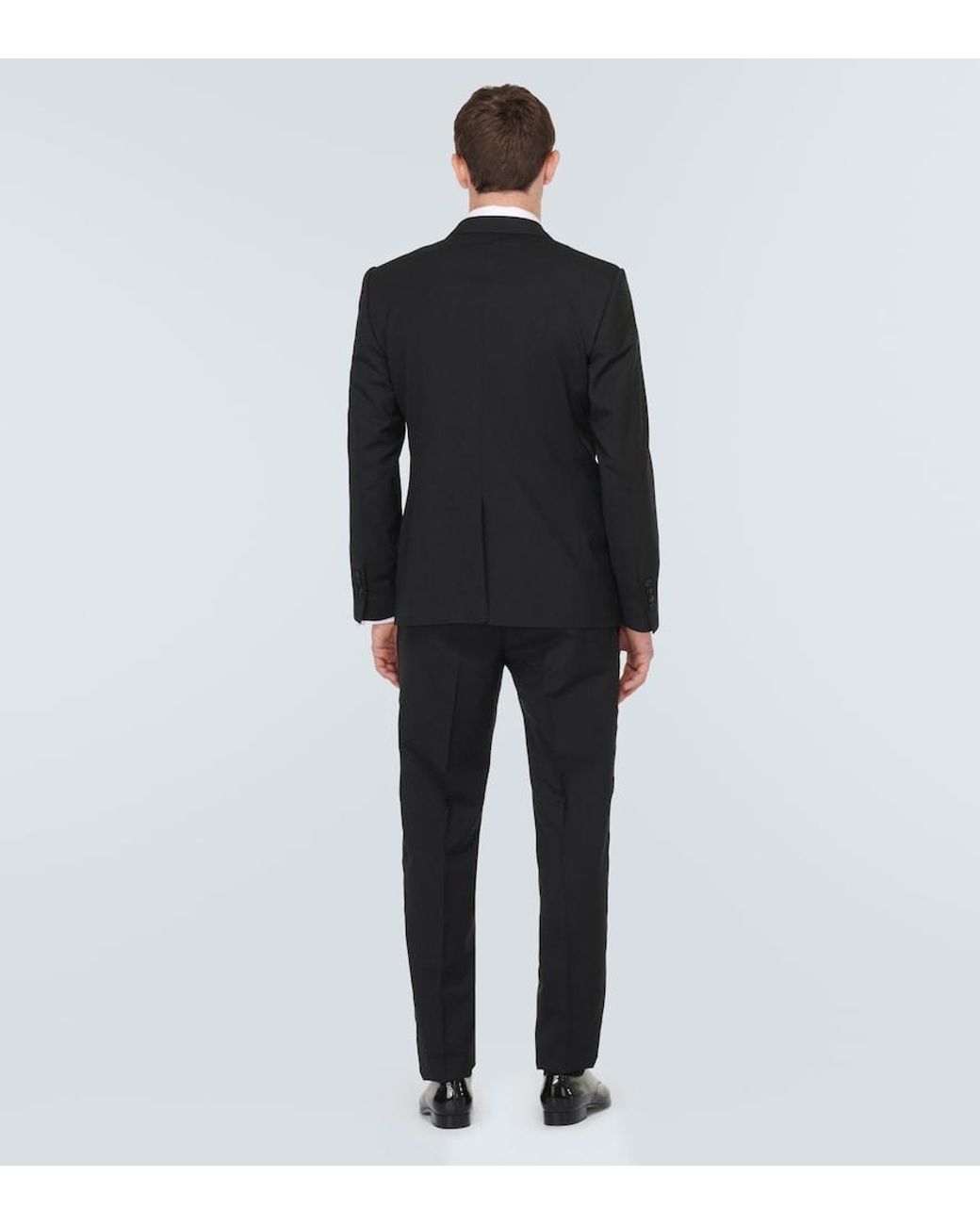 Dolce & Gabbana Black Wool-Blend Suit for men