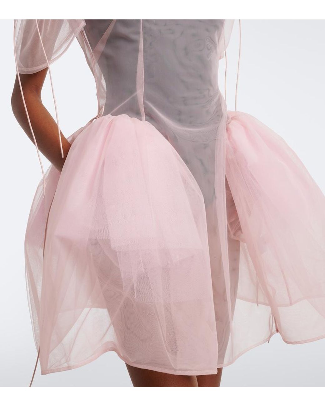 Simone Rocha Pink Tulle Minidress