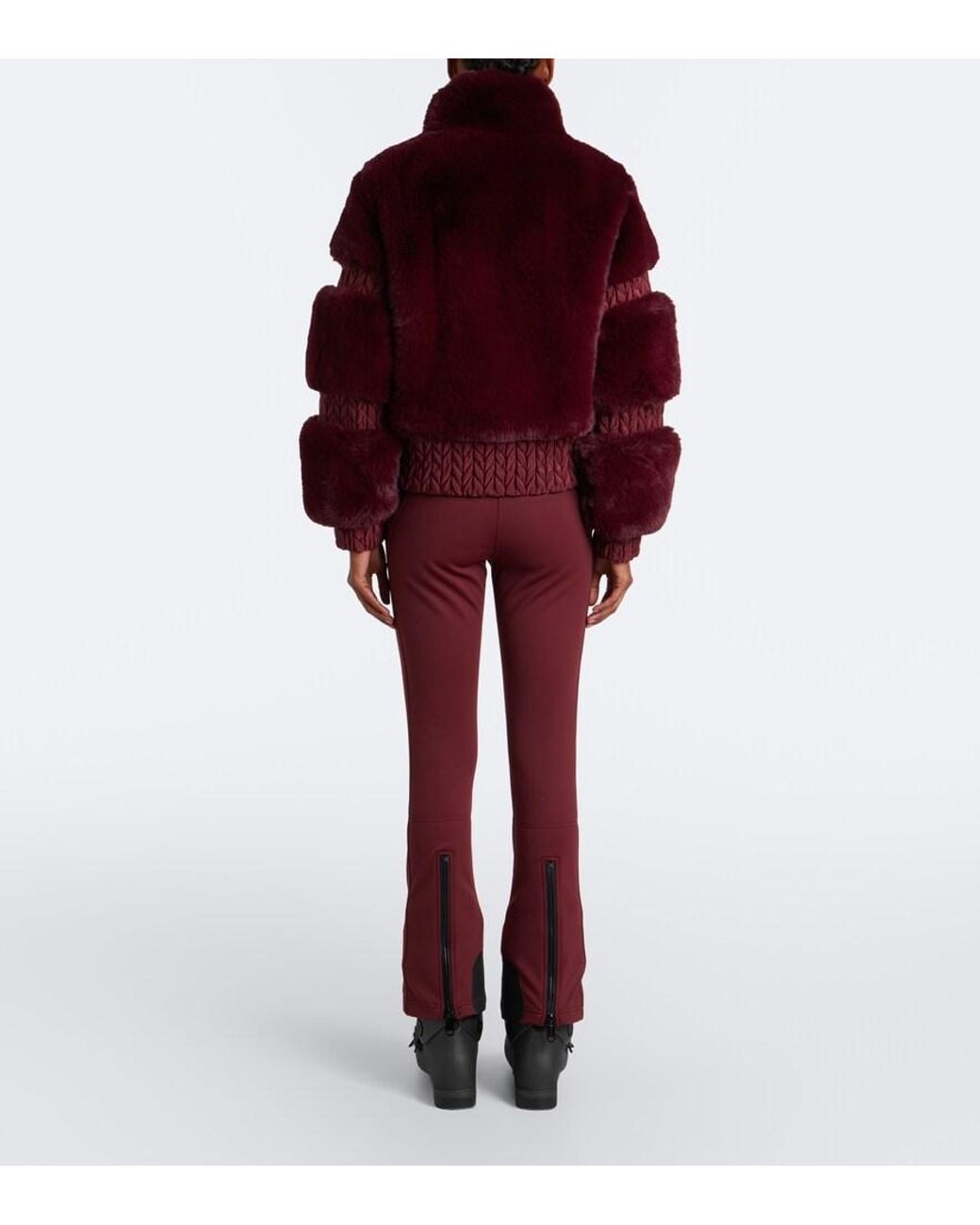 Goldbergh Purple Furry Ski Jacket