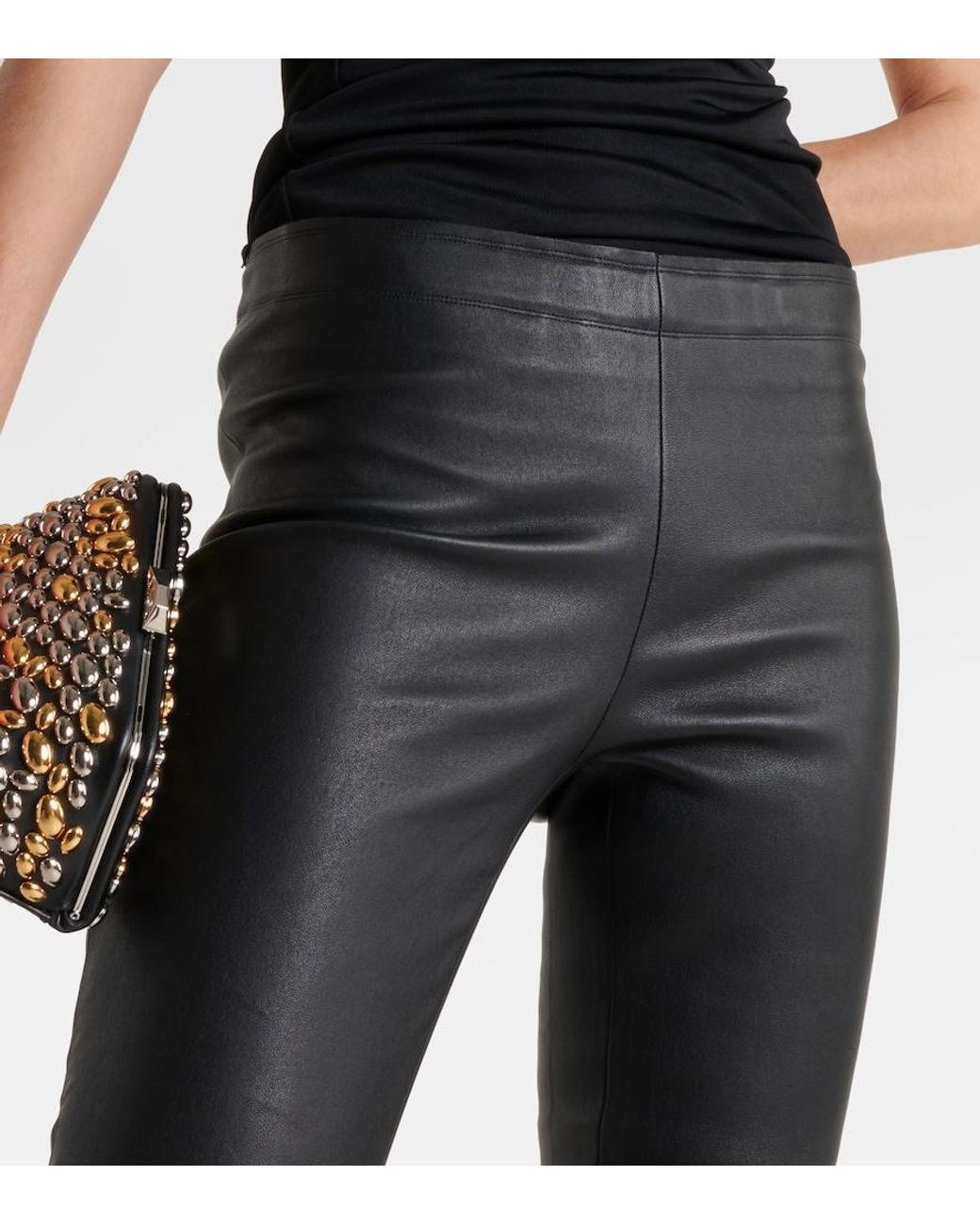 Stouls Black Carolyn Leather Leggings