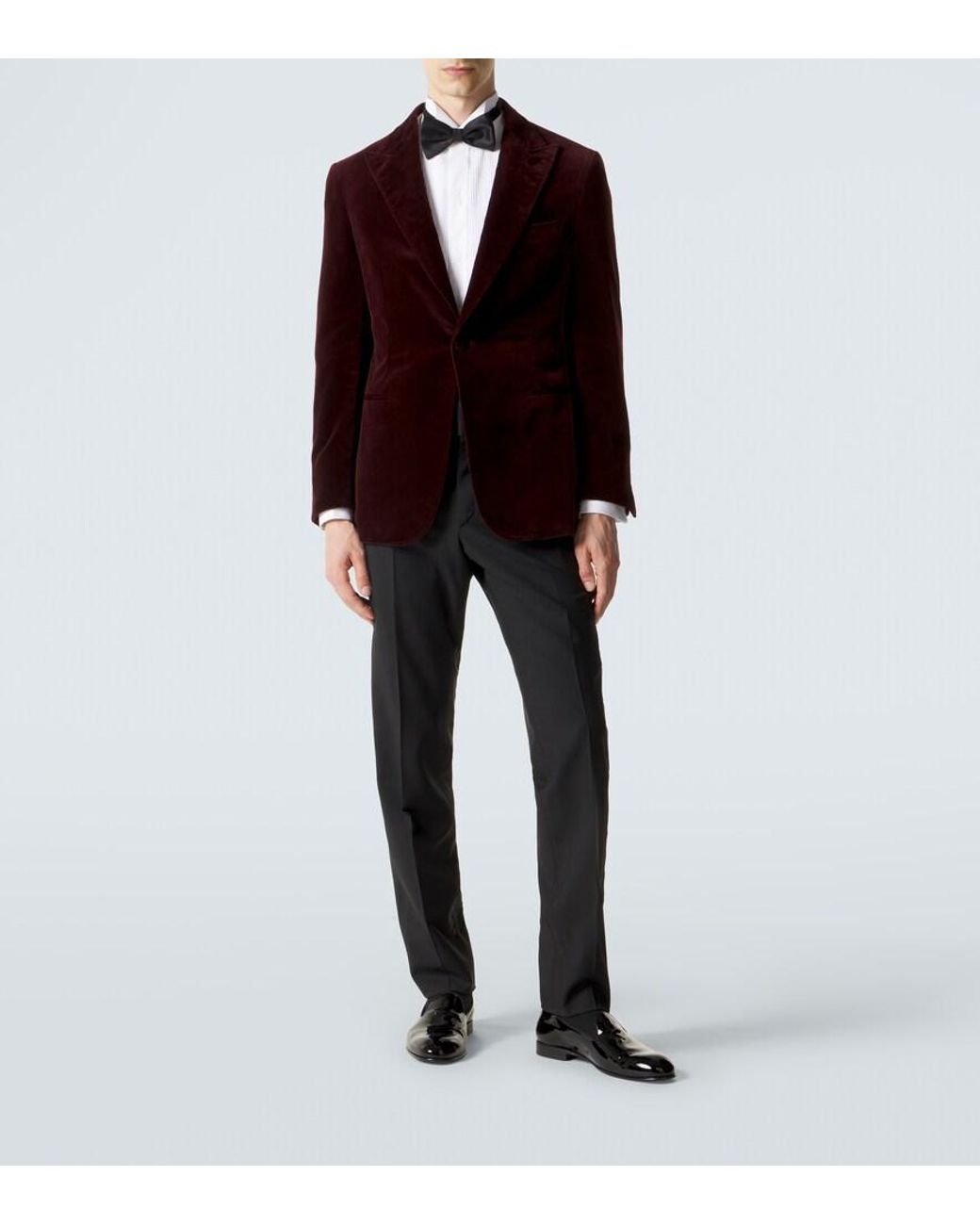 Brioni Purple Virgilio Cotton Blazer for men