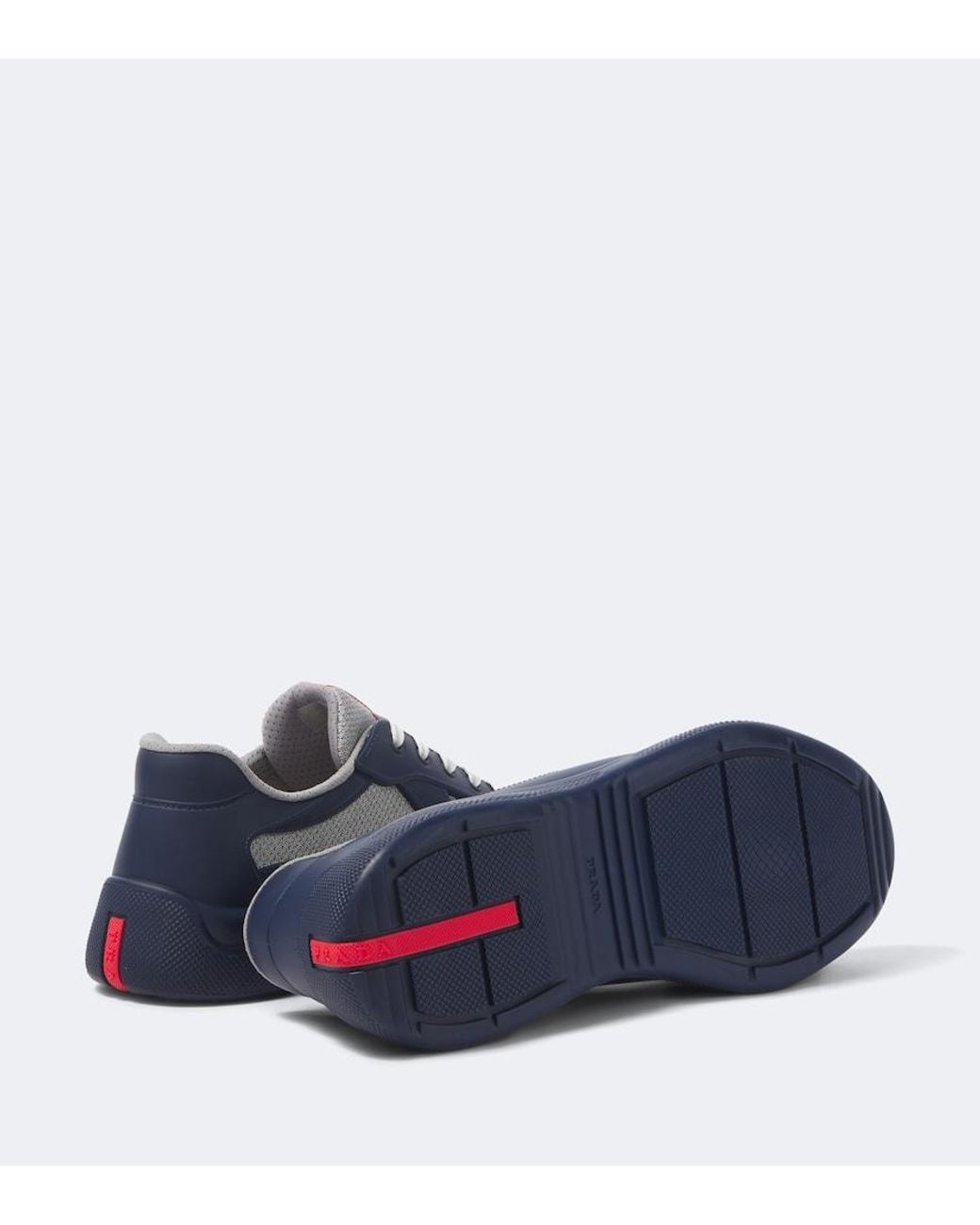 Prada Blue America's Cup Sneakers for men