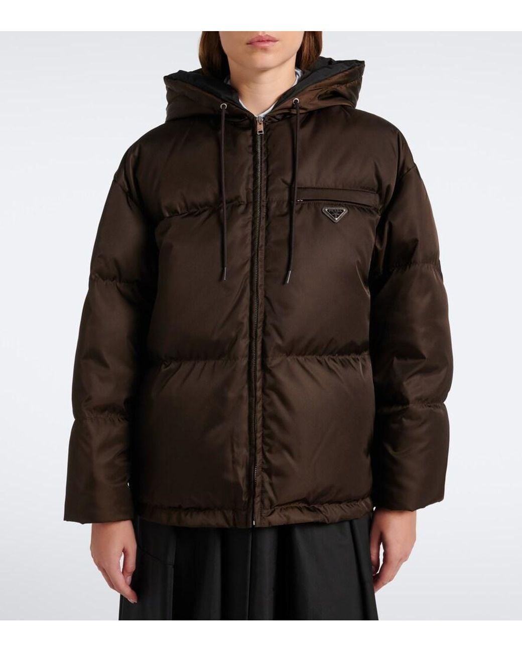 Prada Black Re-Nylon Down Jacket