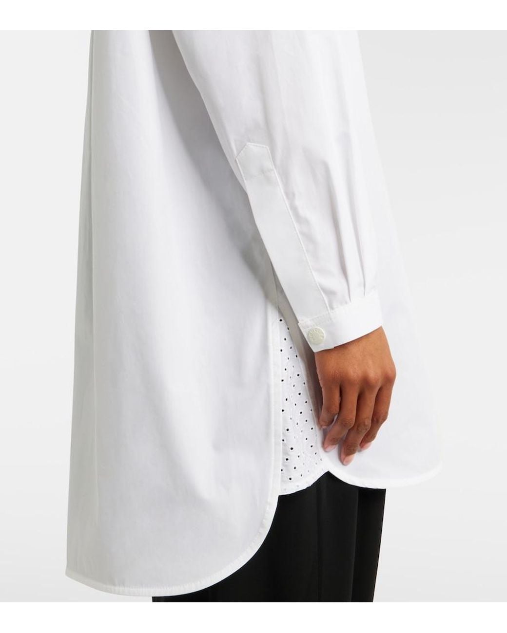 Moncler White Cotton Shirt