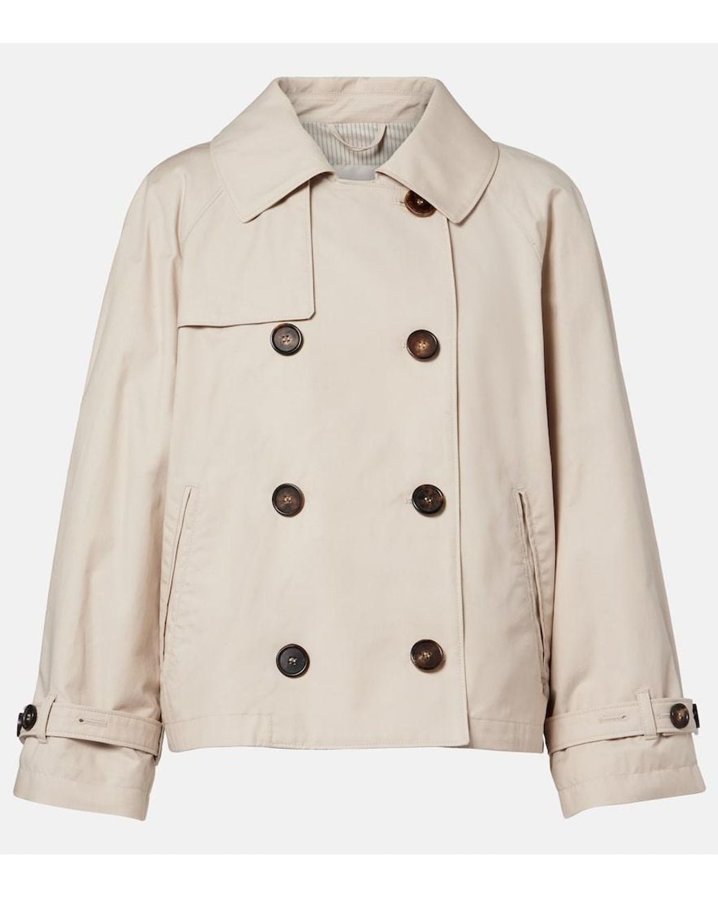 Max Mara Natural The Cube Tesoro Cotton-Blend Twill Jacket