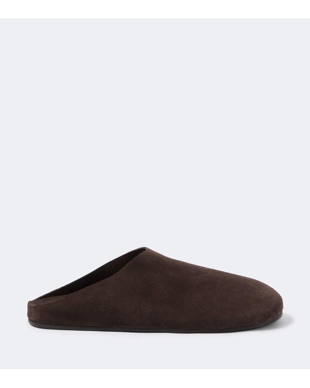 The Row Brown Hudson Suede Mules for men