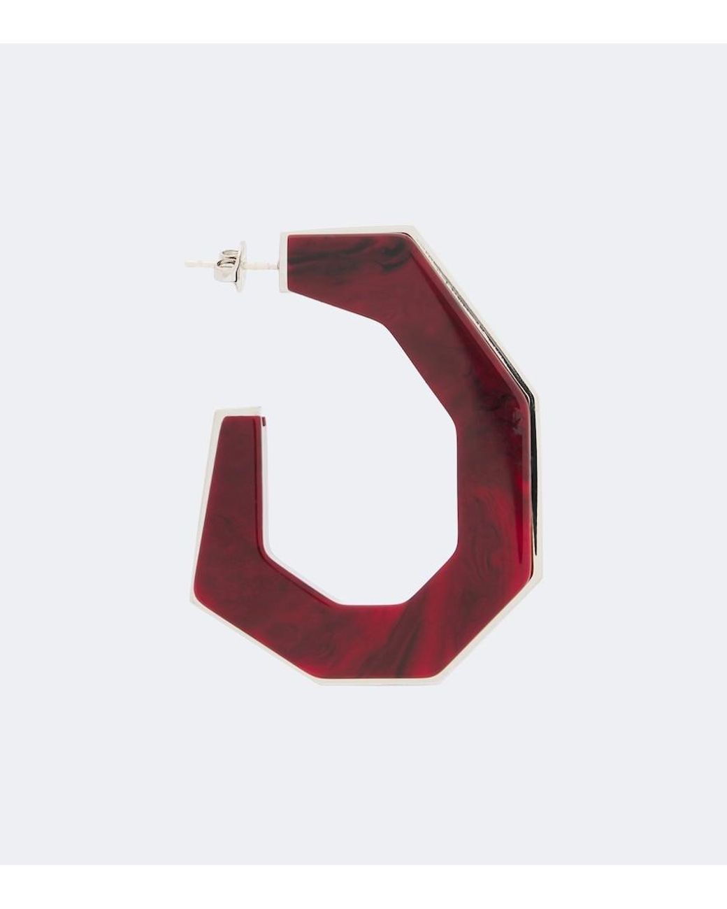 Isabel Marant Red Liu Embellished Hoop Earrings