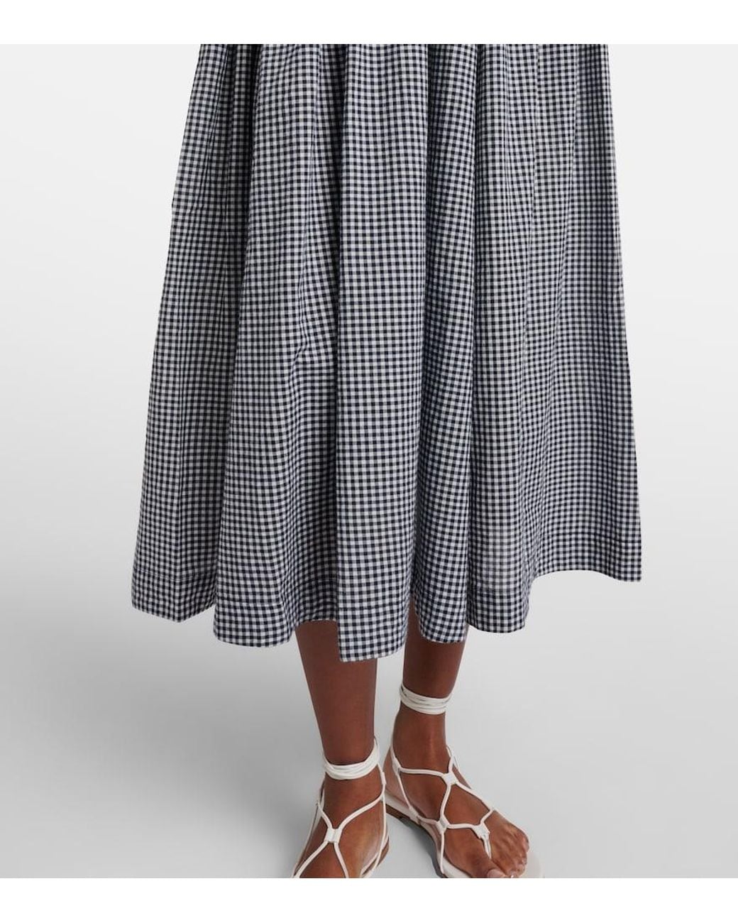 Doen Gray Midikleid Quinley Aus Baumwolle