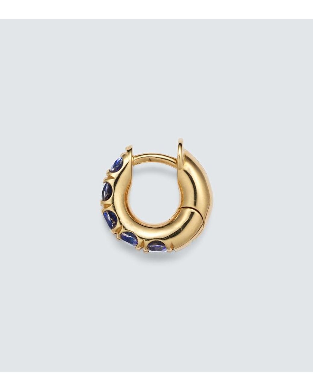 Spinelli Kilcollin White Macro Mini 18Kt Earrings With Sapphires for men