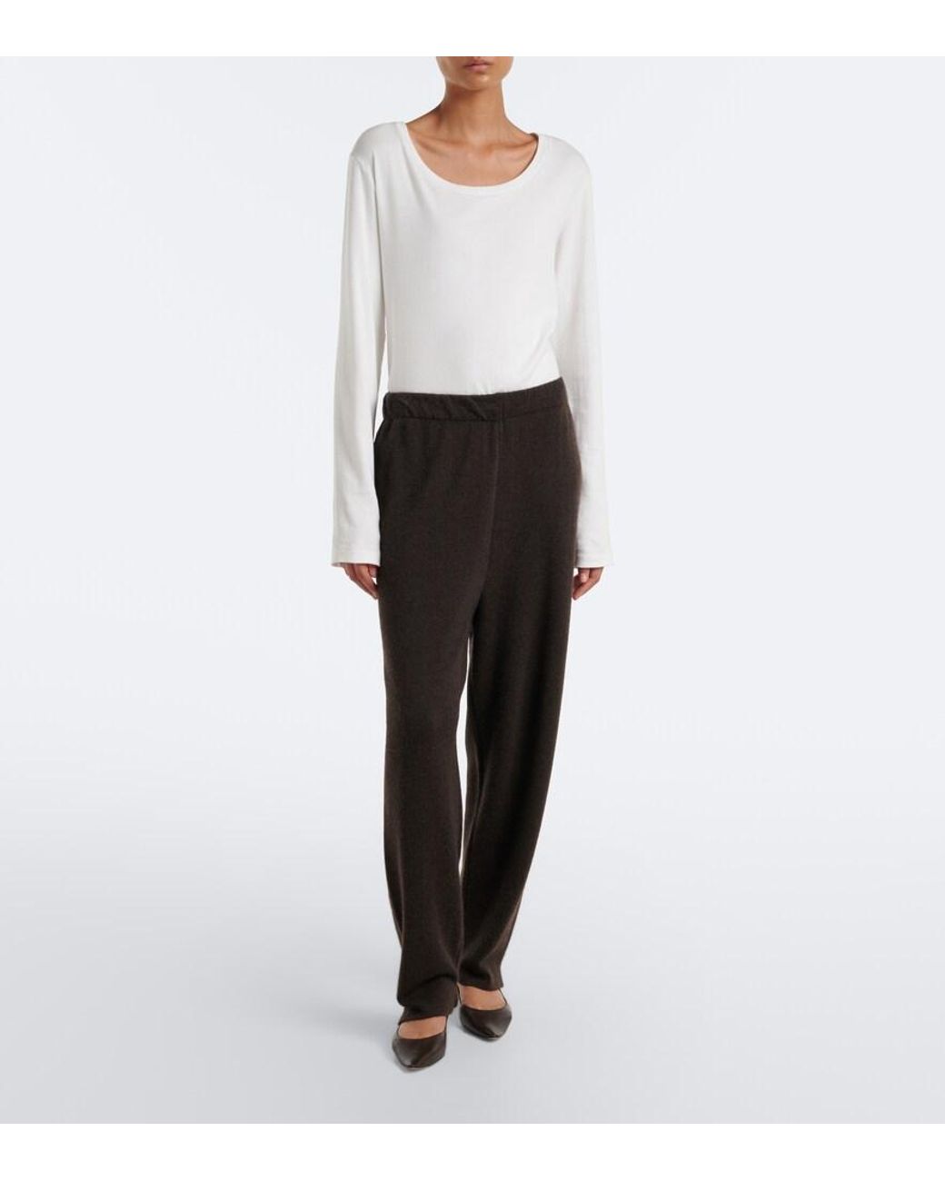 The Row Black Liisa Three Leather Pumps