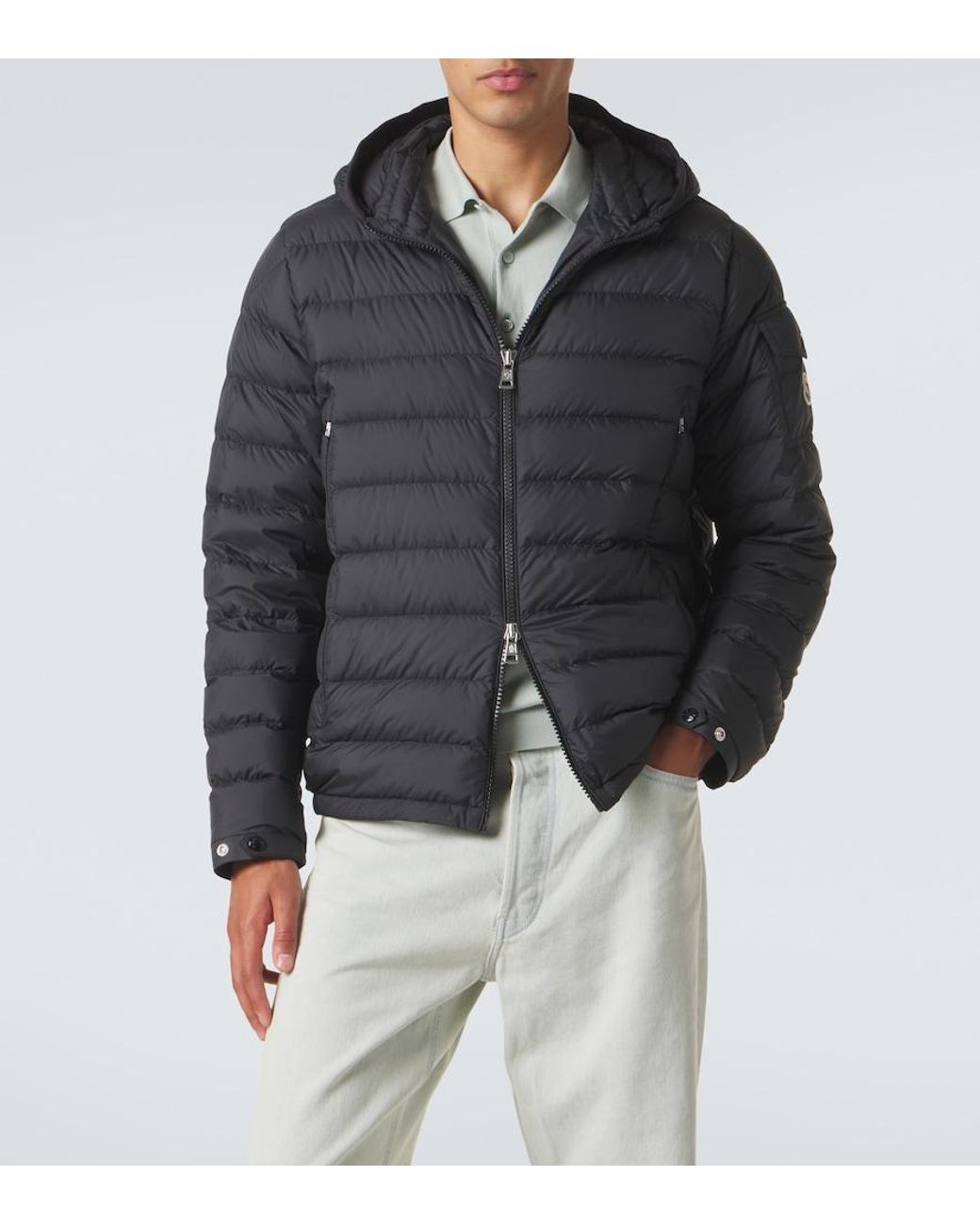 Moncler Black Galion Down Jacket for men