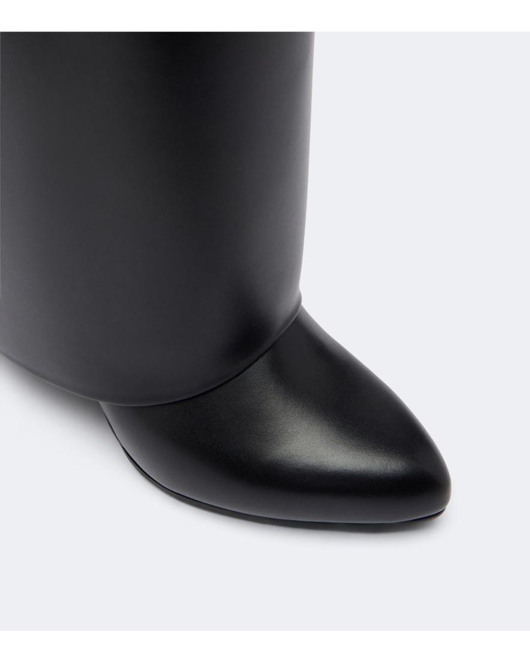 Givenchy Black Shark Pinch Leather Over-The-Knee Boots