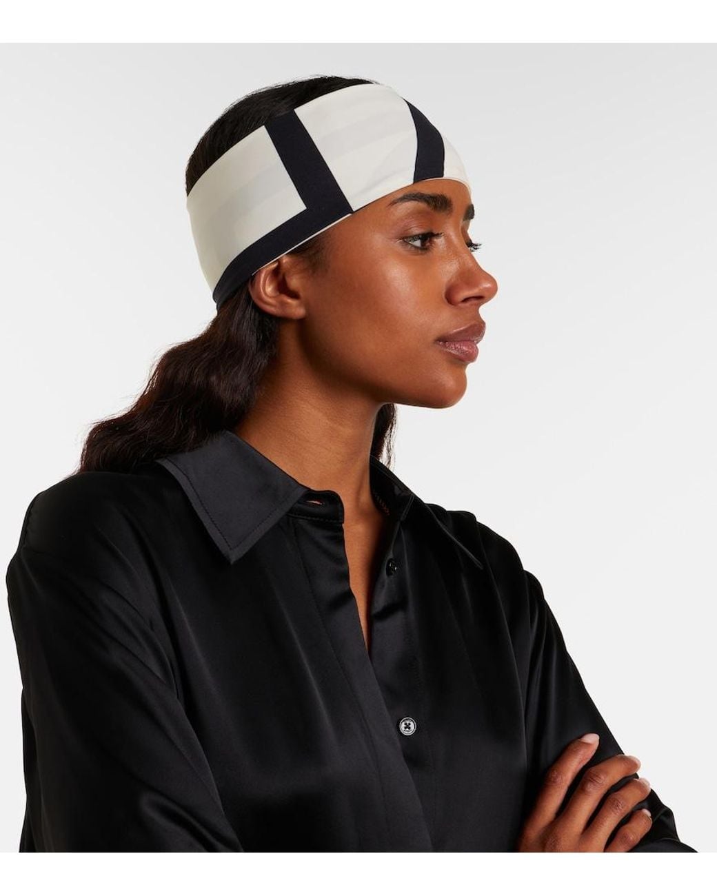 Totême Blue Printed Headband
