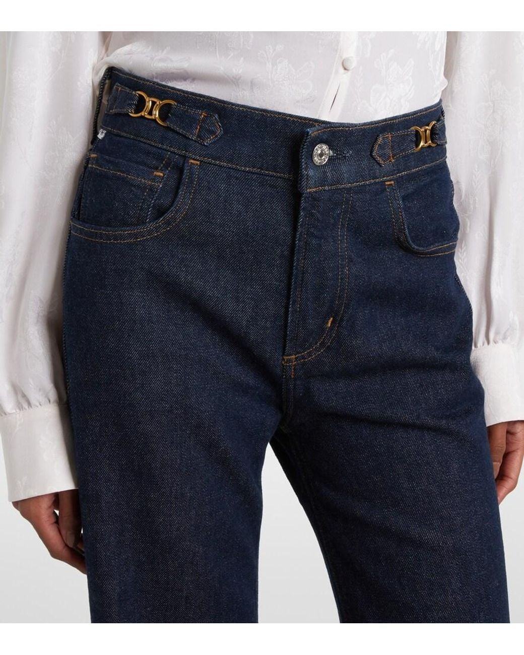 Citizens of Humanity Blue Kimberly High-Rise Flared Jeans