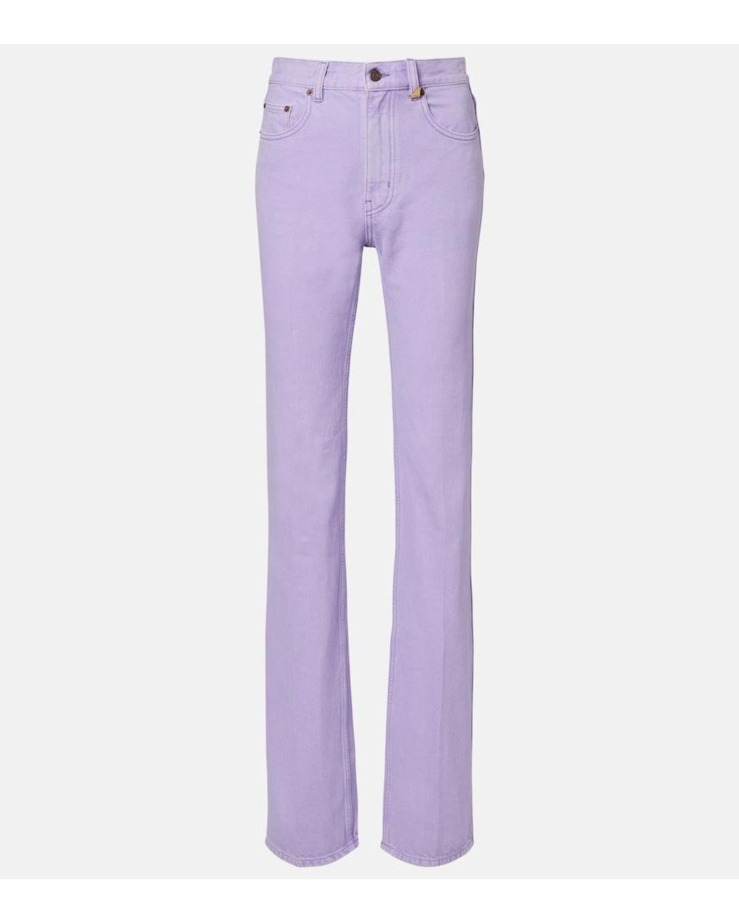 Chloé Purple Straight Jeans