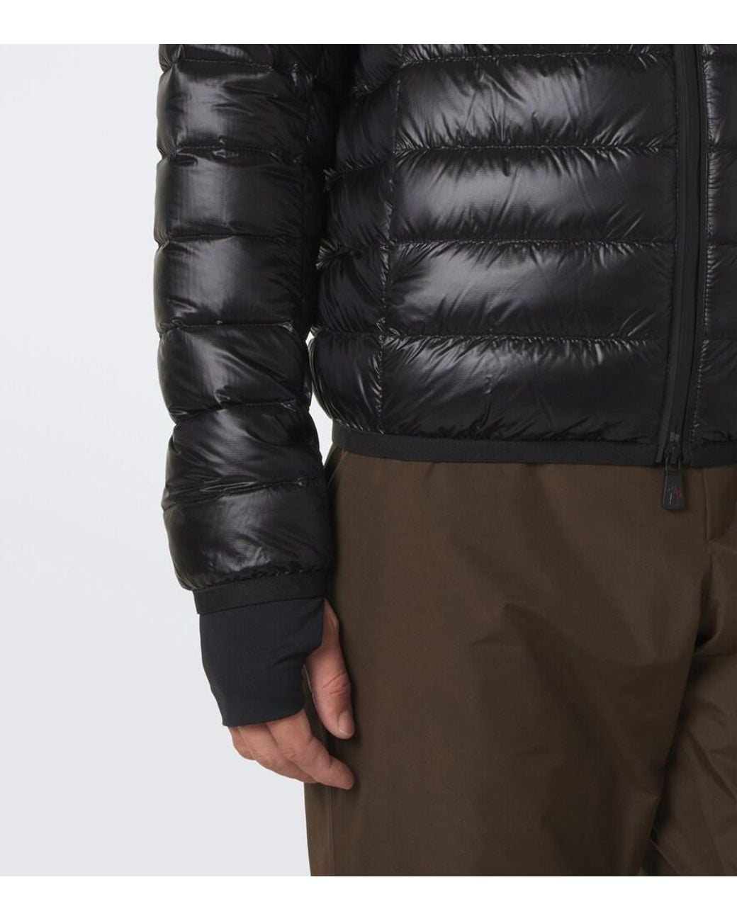 Moncler Black Hers Down-Paneled Ski Jacket for men