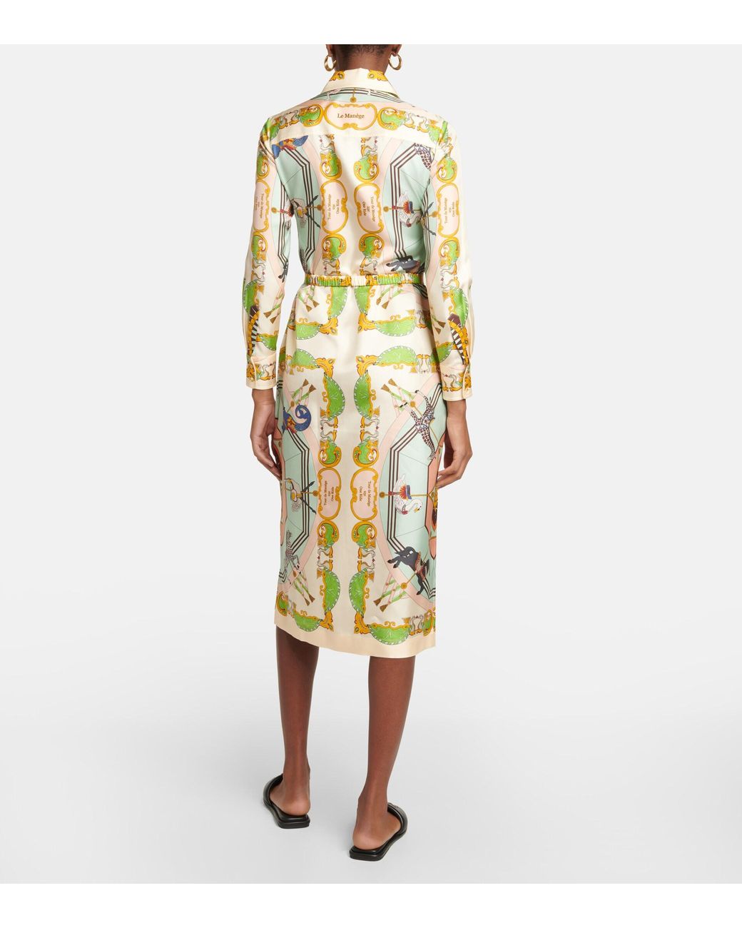 tory burch printed silk twill dress Feeling fresh and fabulous in Tory Burch's printed silk twill shirtdress.  #AmericanaManhasset