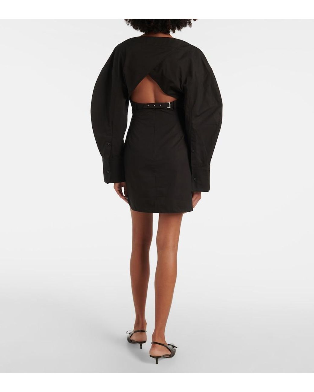 Jacquemus Black Dress Casaco