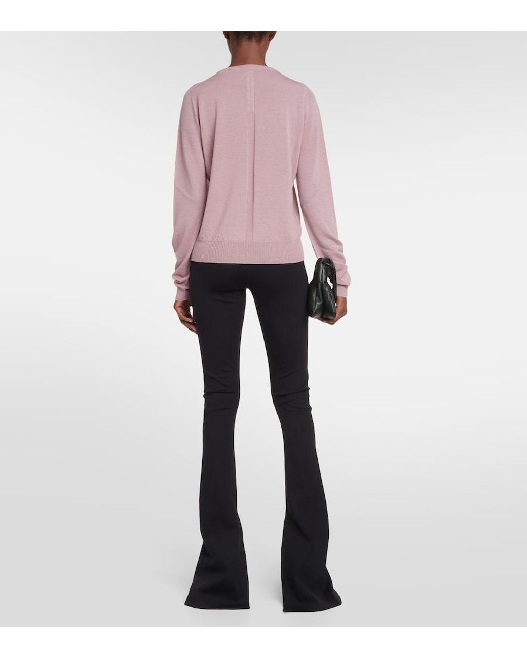 Rick Owens Pink Maglia Wool Sweater