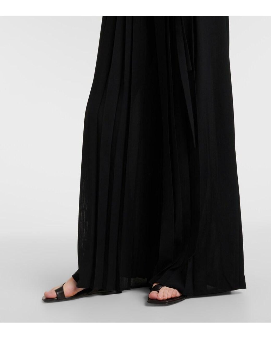 Joseph Black Sofia Plisse Jumpsuit