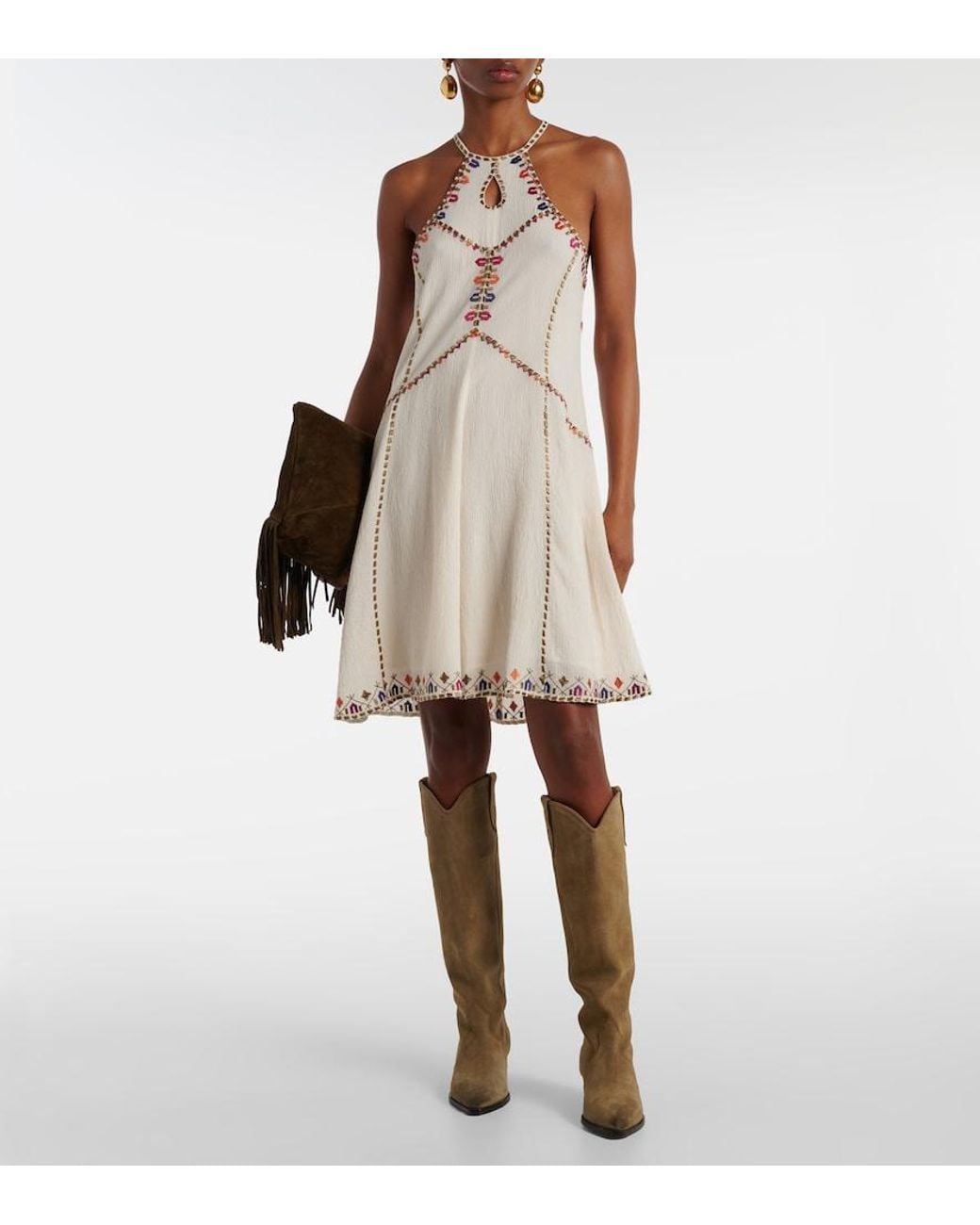 Isabel Marant Brown Denvee Suede Knee-High Boots
