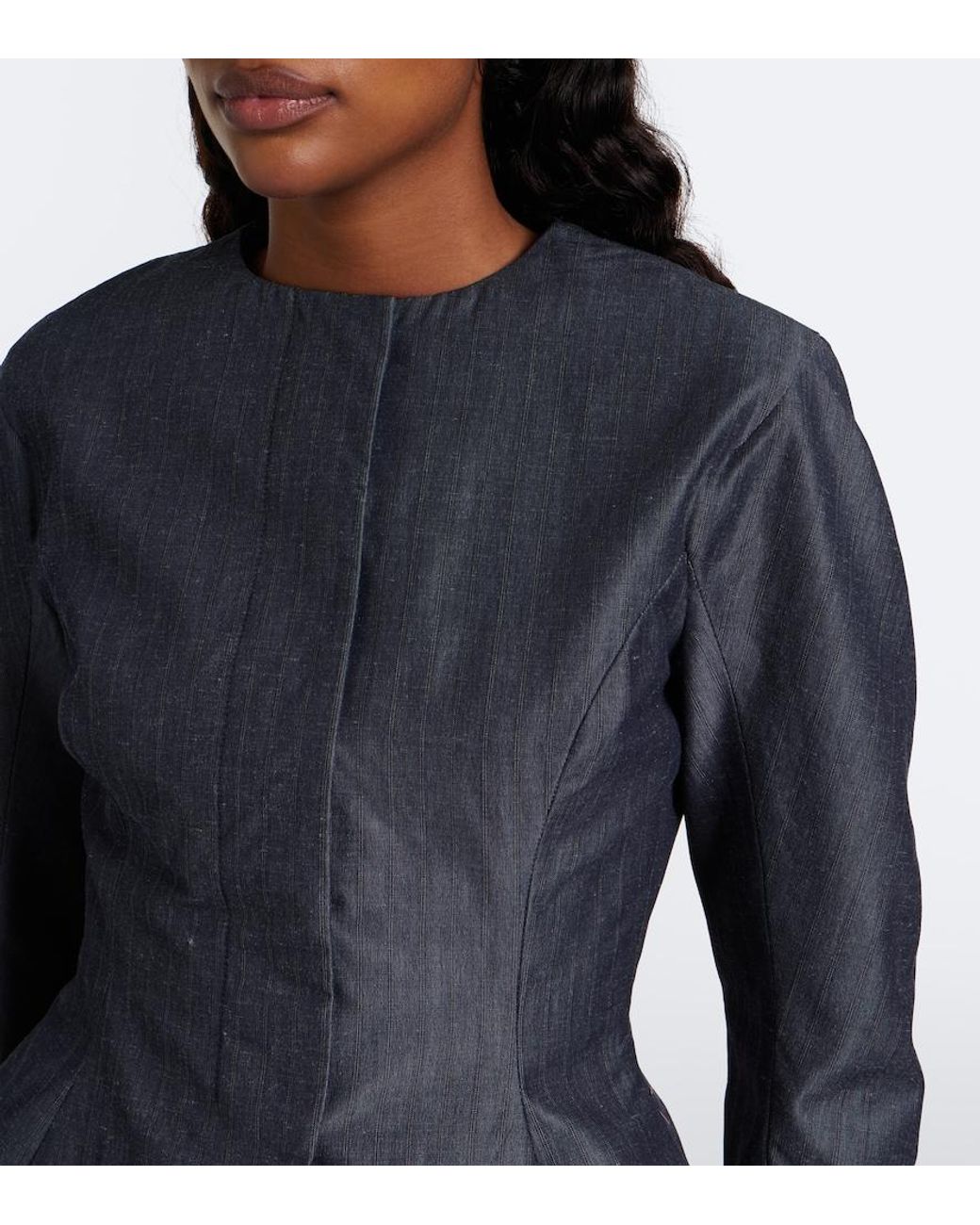 Jacquemus Black Palmier Cotton And Mohair-Blend Jacket