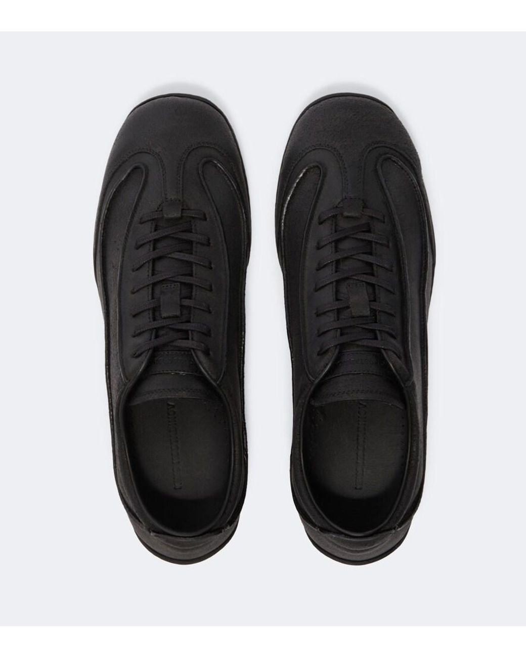 Kiko Kostadinov Black Sargo Leather Sneakers for men