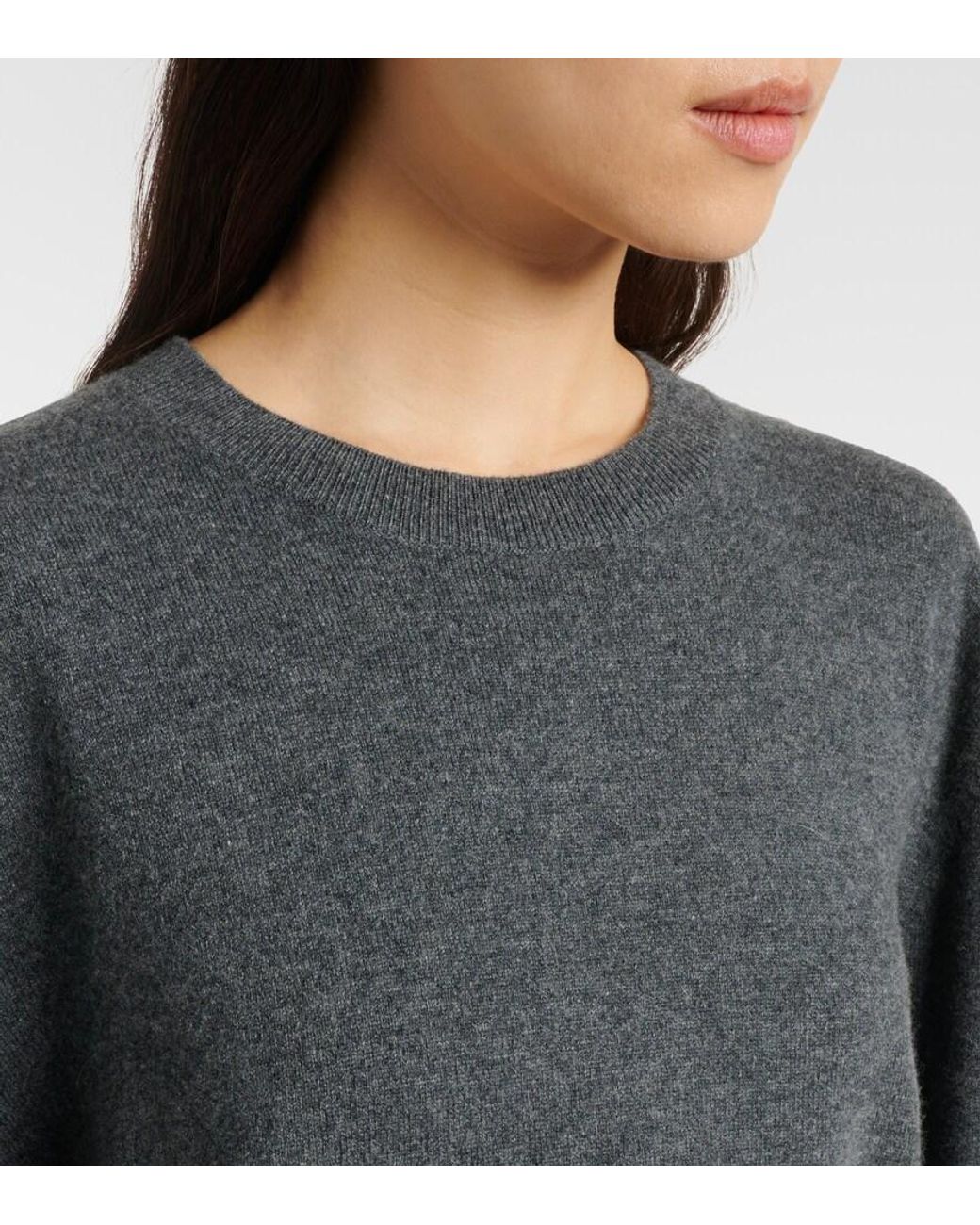 Extreme Cashmere Gray N°358 Mister Cashmere-Blend Sweater