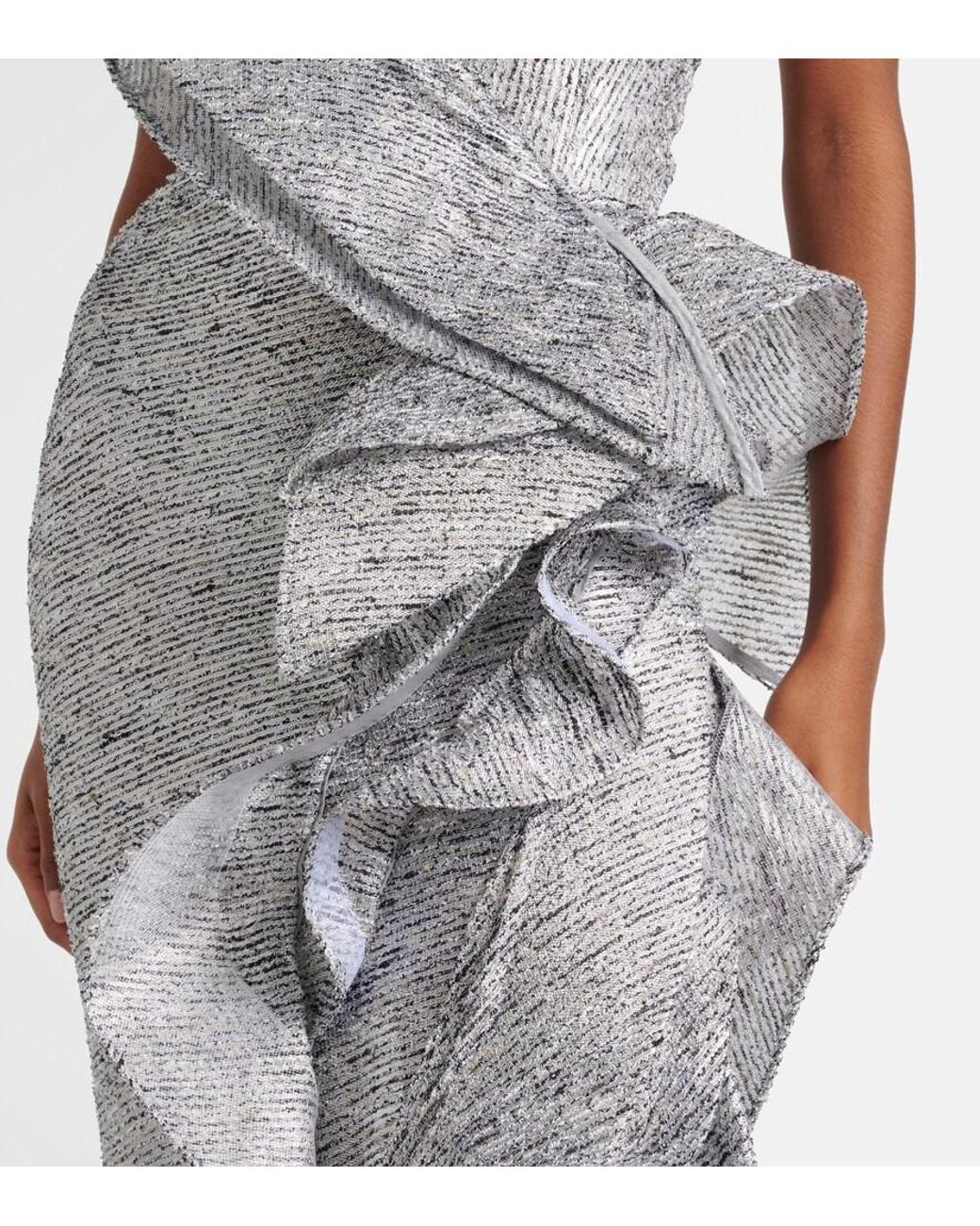 Robe Longue Satellite Maticevski en coloris White