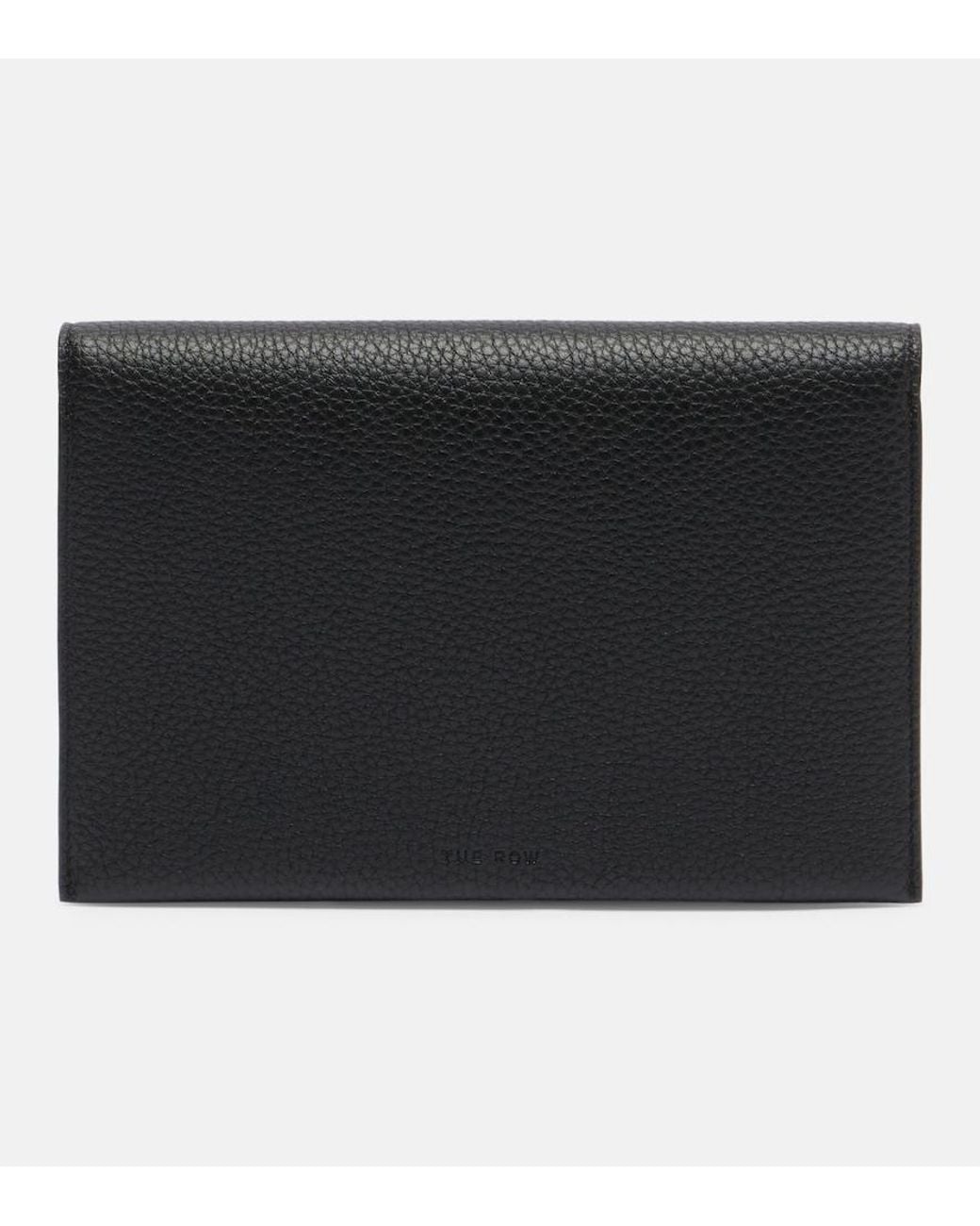 Pouch Travel De Piel The Row de color Black