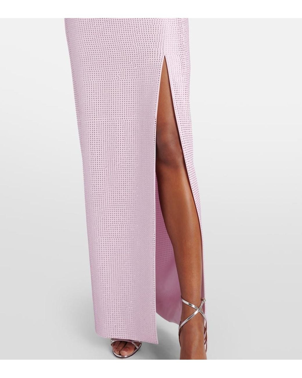 Roland Mouret Purple Embellished Gown