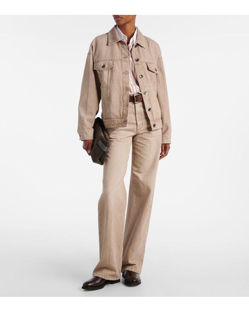 Brunello Cucinelli Natural Denim Jacket