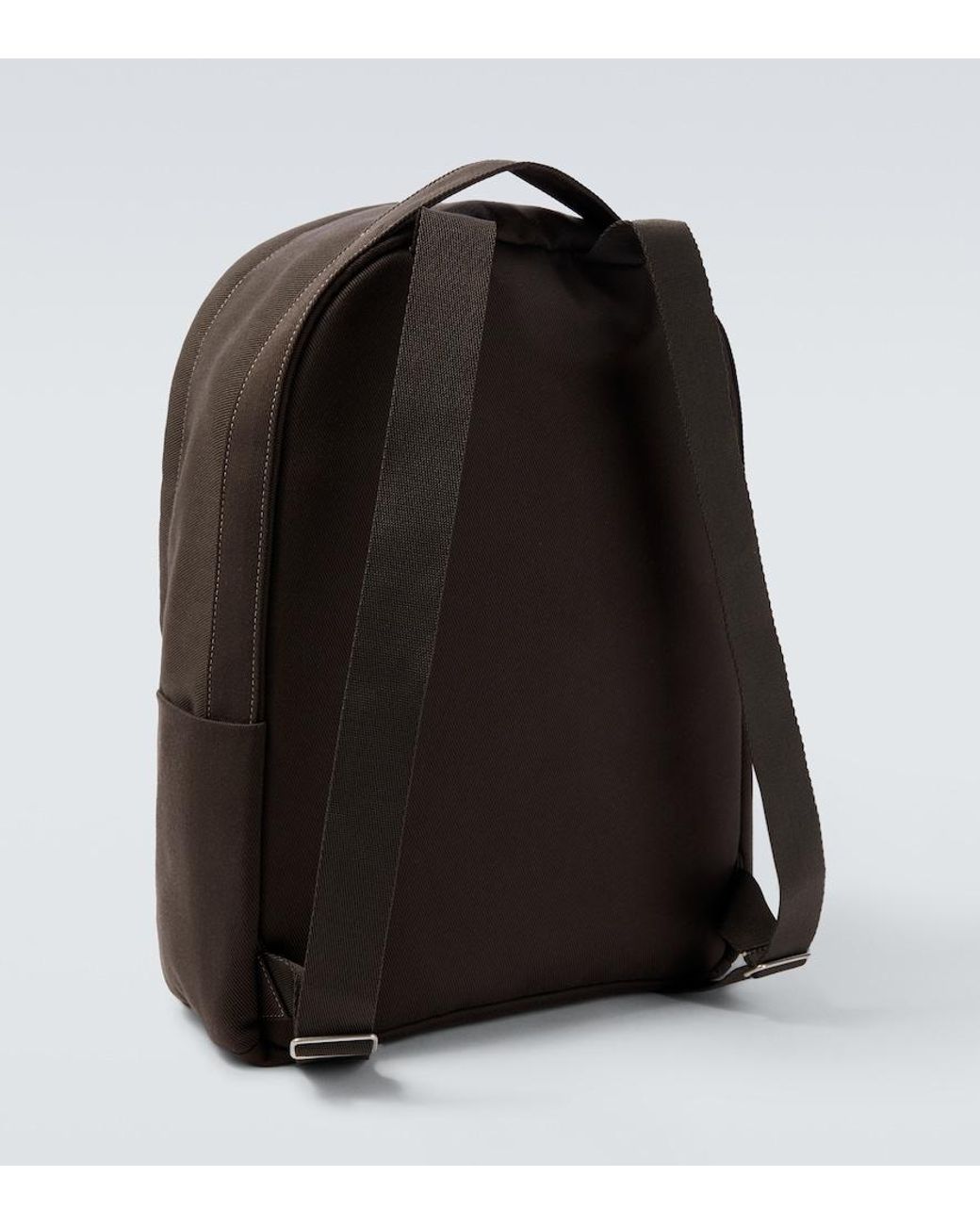 The Row Black Sisal Cotton Canvas Backpack for men