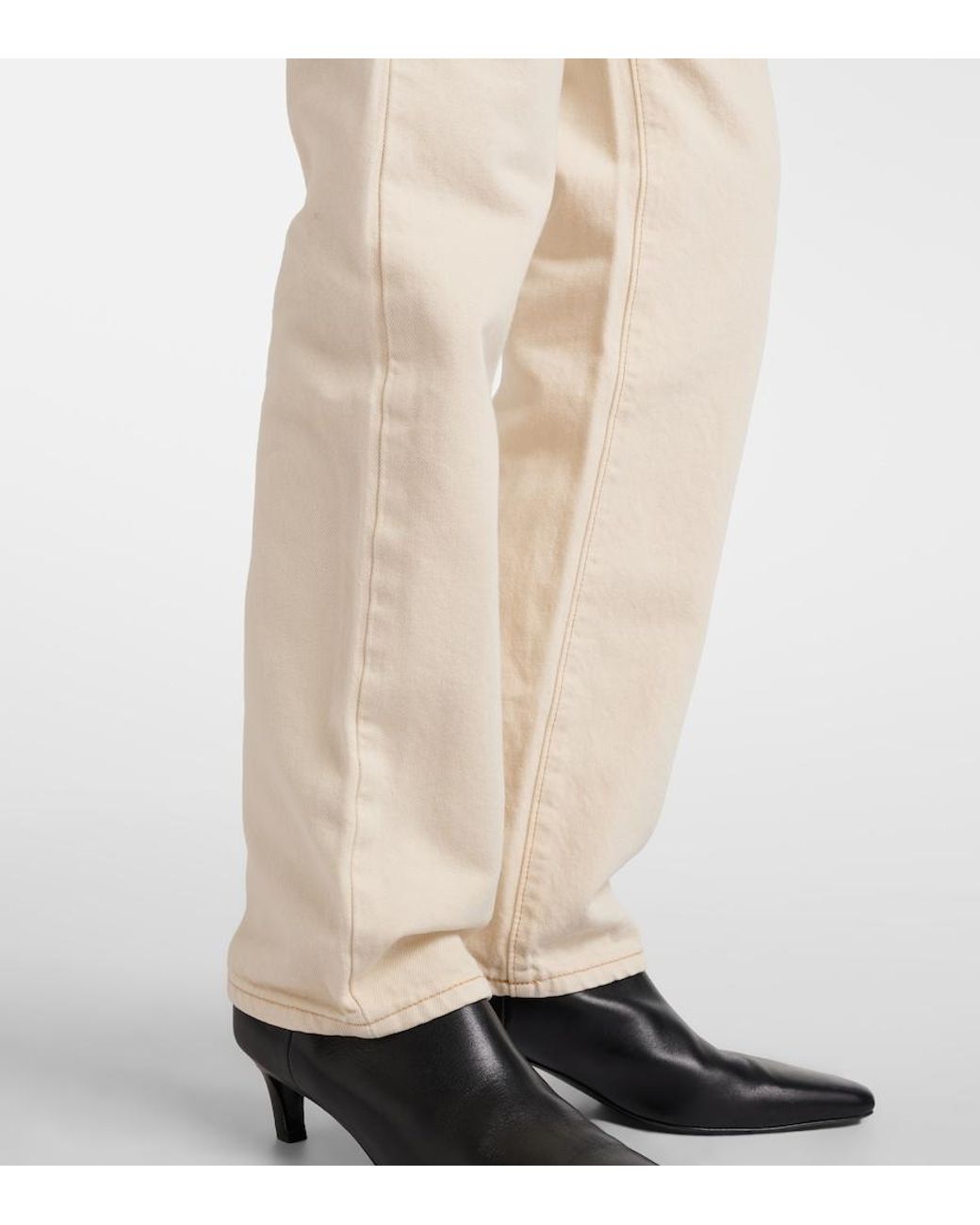 SLVRLAKE Denim Natural Phoenix Straight Jeans