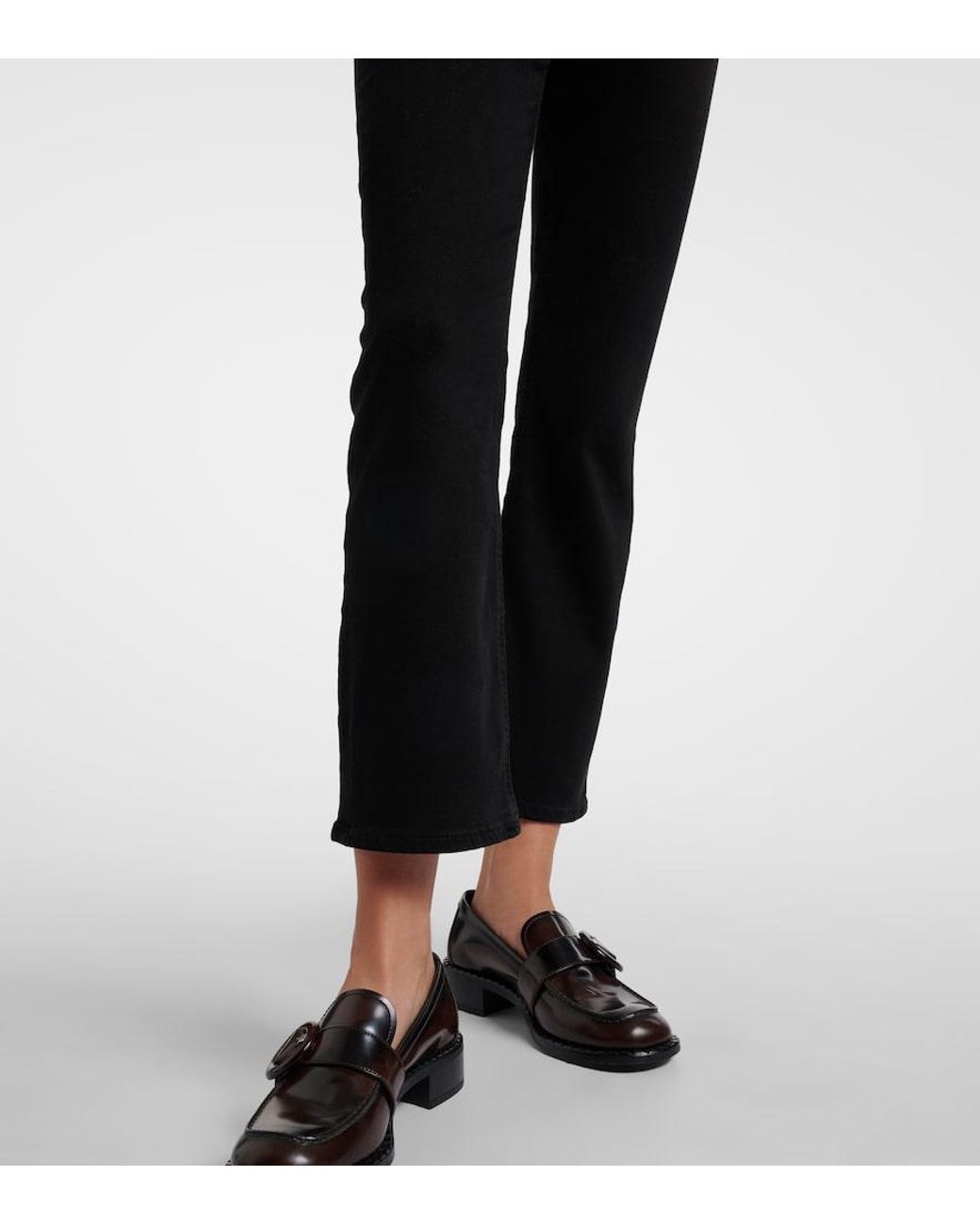 Citizens of Humanity Black Isola Mid-Rise Bootcut Jeans