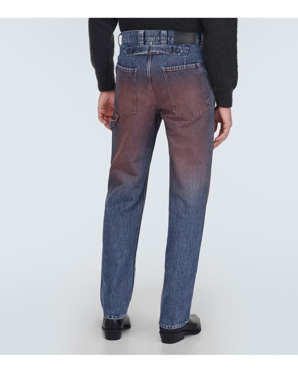 Winnie New York Blue Wide-Leg Jeans for men
