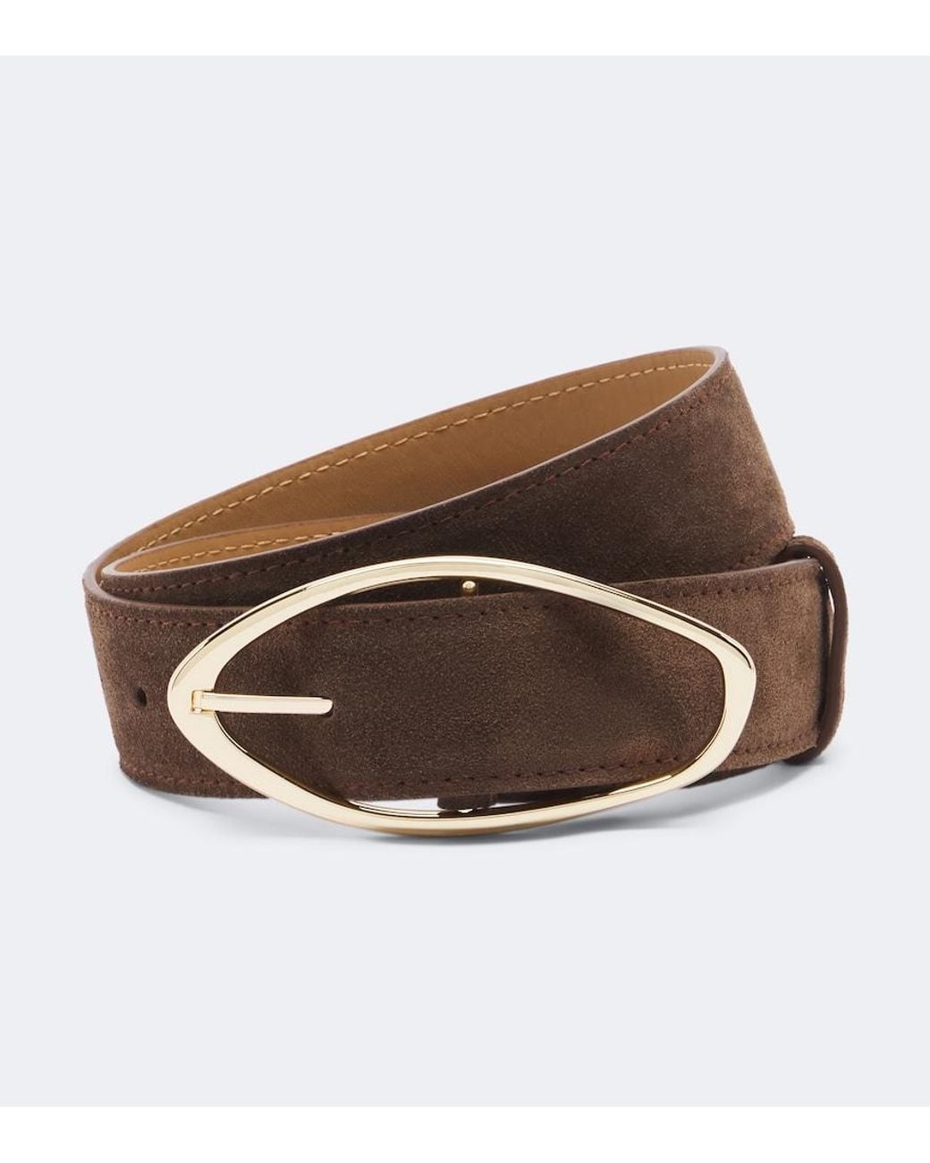 Amanu Brown Grumeti Suede Belt