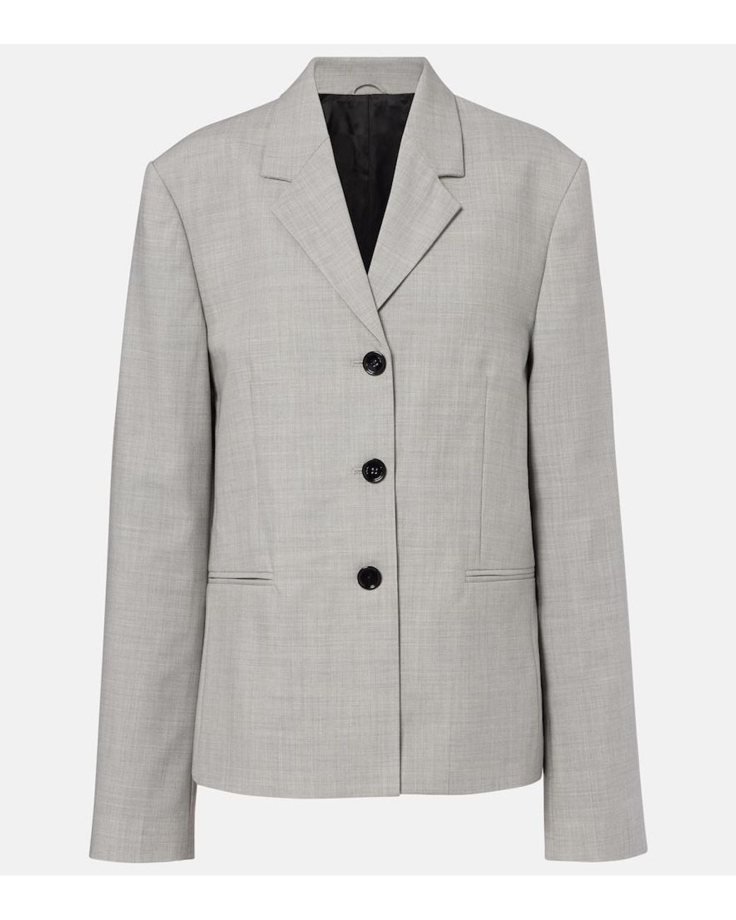 Totême Gray Wool Blazer