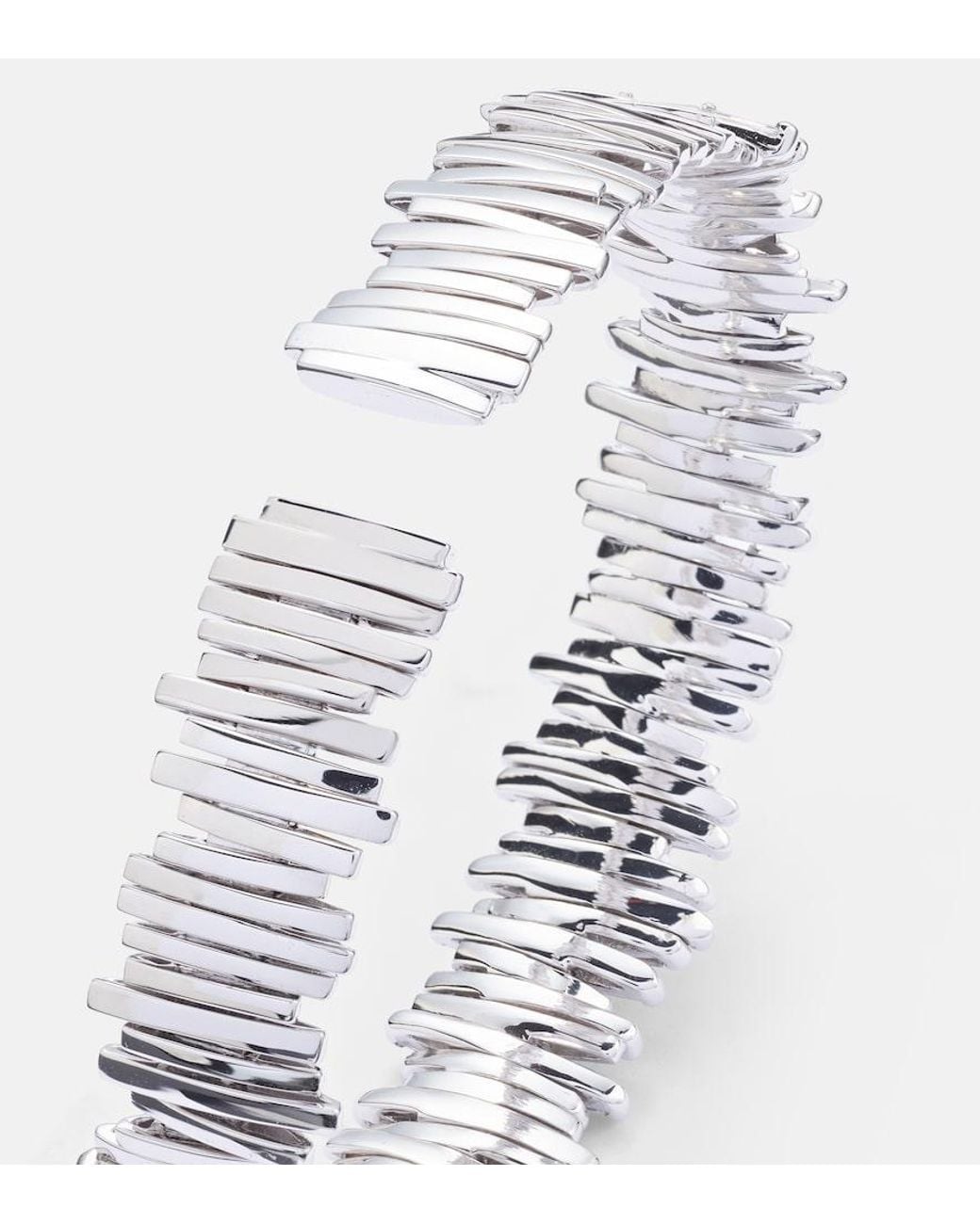 Suzanne Kalan Metallic Classic Milli 18Kt Bangle With Diamonds