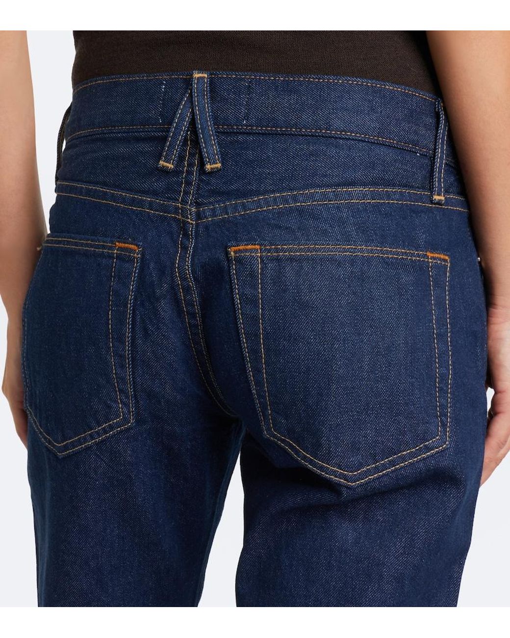 SLVRLAKE Denim Blue Isabel Straight Jeans