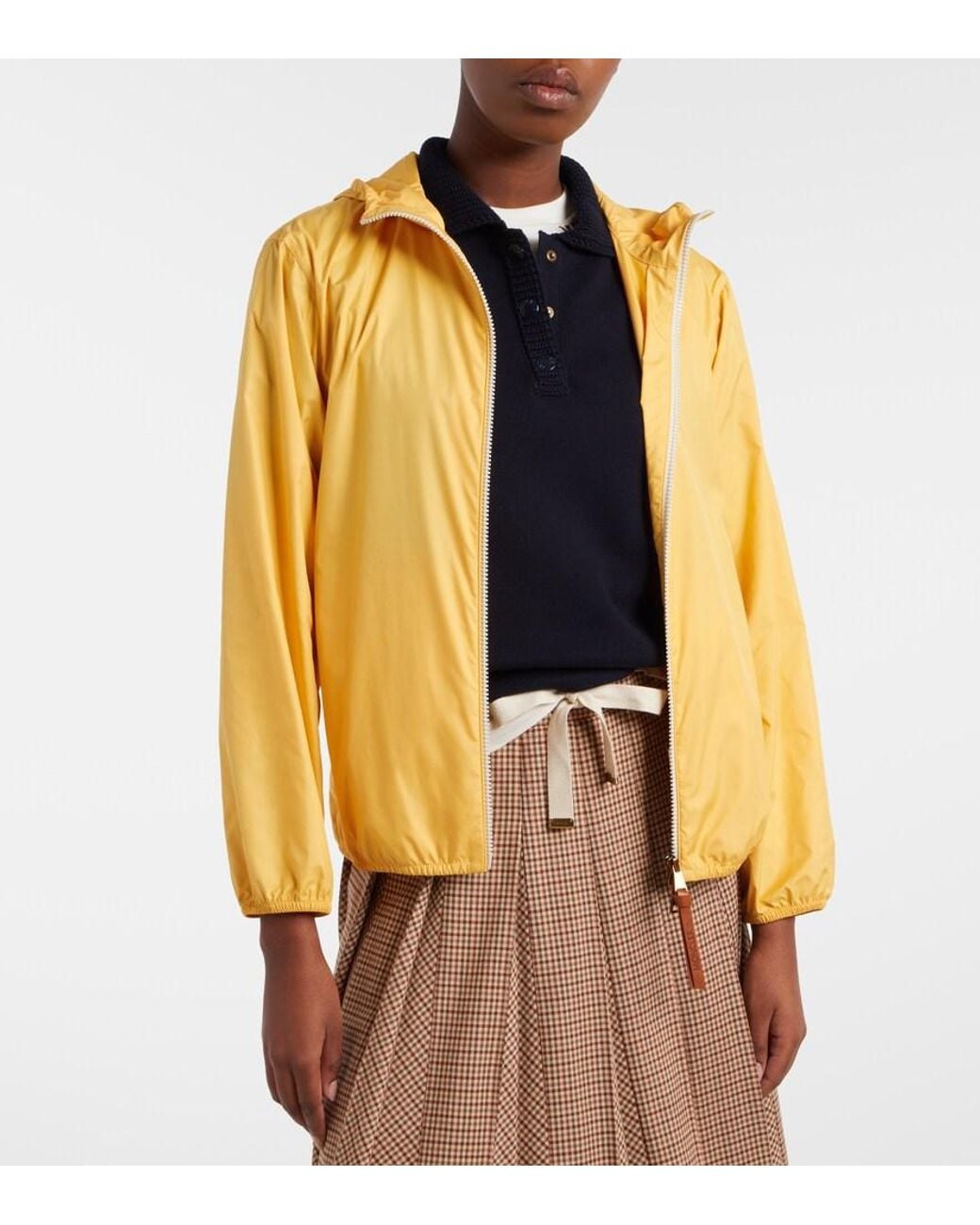 Moncler Yellow Fegeos Technical Jacket