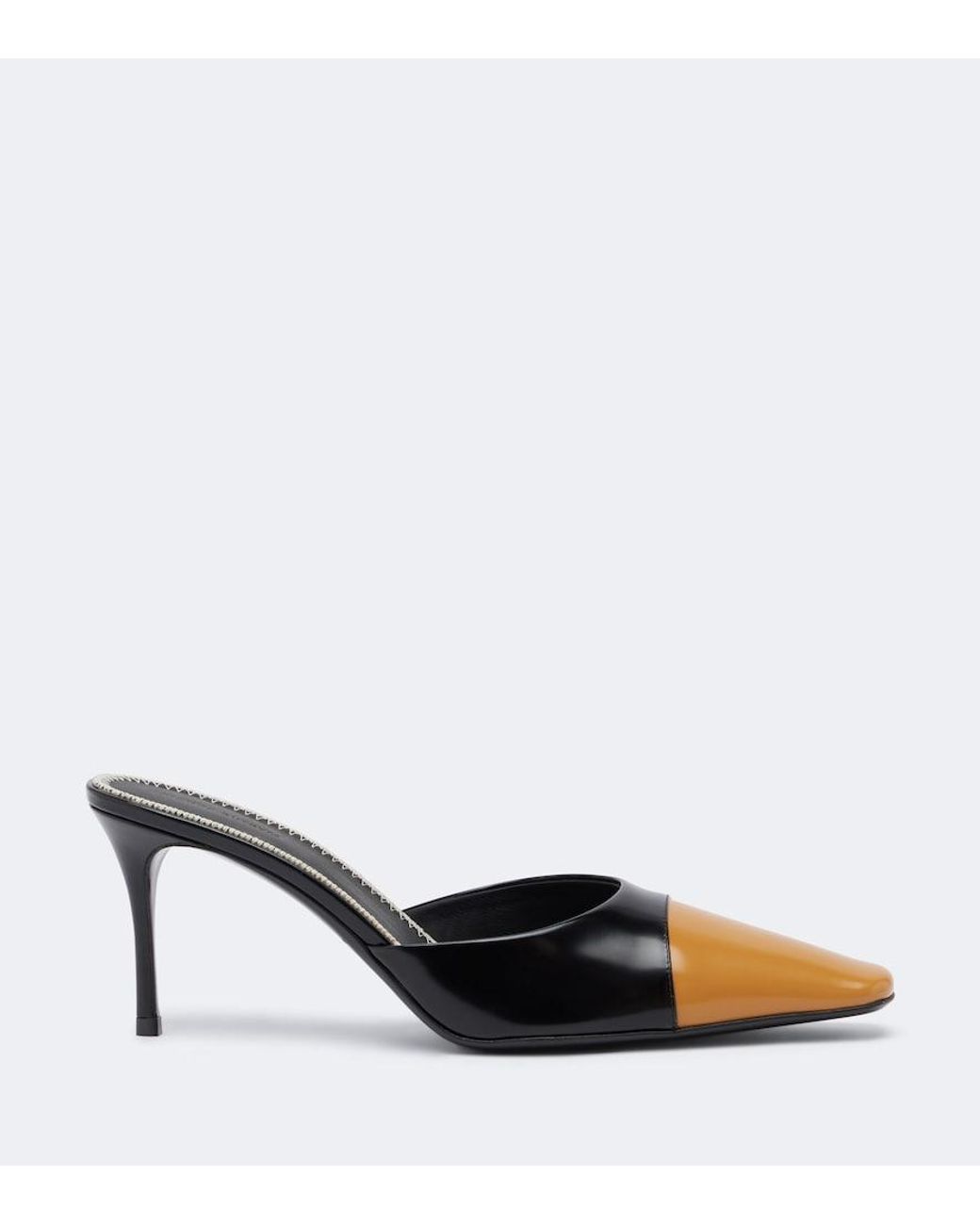 Magda Butrym Black Leather Mules